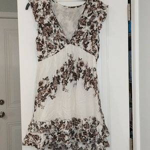 Free People Floral Babydoll Dress